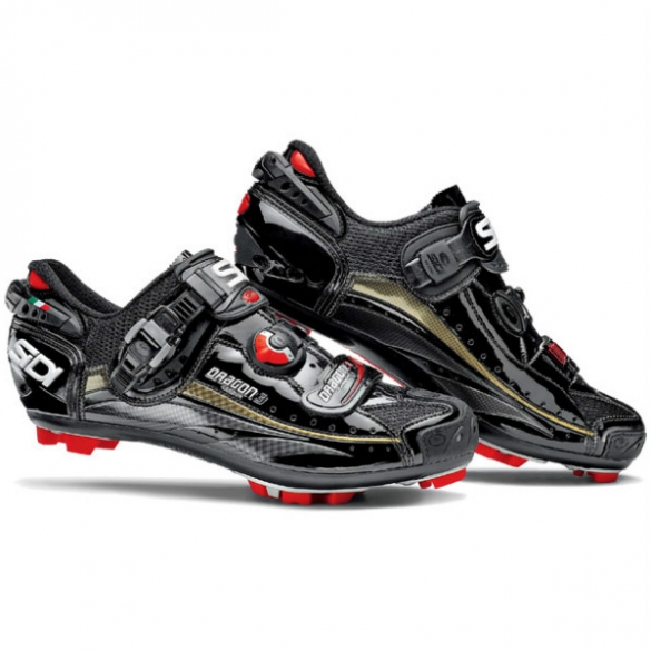 Sidi dragon 3 SRS carbon composite vernice mountainbikeschoen zwart SIDIDRAGON3blk